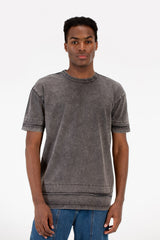 Men's Basic Washed Short Sleeve T-Shirt