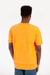 Men's Basic Washed Short Sleeve T-Shirt