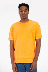 Men's Basic Washed Short Sleeve T-Shirt