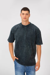 Men's Modern Oversized Short Sleeves Round Neck Basic T-shirt