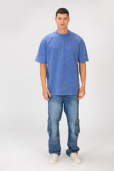 Men's Modern Oversized Short Sleeves Round Neck Basic T-shirt