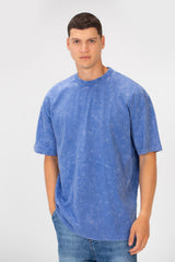 Men's Modern Oversized Short Sleeves Round Neck Basic T-shirt