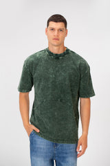 Men's Modern Oversized Short Sleeves Round Neck Basic T-shirt