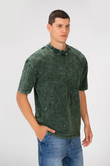 Men's Modern Oversized Short Sleeves Round Neck Basic T-shirt