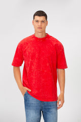 Men's Modern Oversized Short Sleeves Round Neck Basic T-shirt