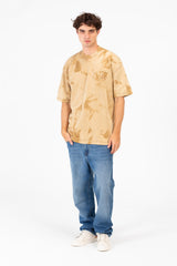 Men's Tomato Basic Short Sleeve Regular Fit Crew Neck T-Shirt