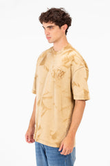 Men's Tomato Basic Short Sleeve Regular Fit Crew Neck T-Shirt