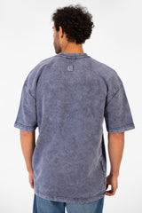 Men's Tomato Washed Short Sleeve Crew Neck T-Shirt With Unique Essential Details