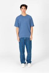 Men's Basic Round Neck Oversized Half Sleeve T-Shirt