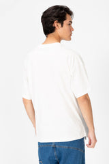 Men's Basic Round Neck Oversized Half Sleeve T-Shirt