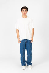 Men's Basic Round Neck Oversized Half Sleeve T-Shirt