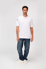 Men's Basic Plain Oversized Summer Melton Regular Fit Short Sleeves T-Shirt In Modern Cut