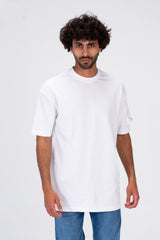 Mens Round Basic Plain T-Shirt With Shoulder Pocket And A Unique Cut
