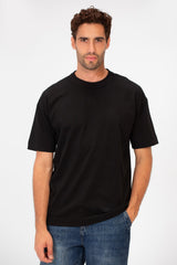 Men's Basic Plain Regular Fit High Quality Short Sleeve Round Neck T-Shirt
