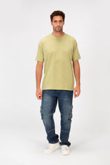 Men's Basic Plain Regular Fit High Quality Short Sleeve Round Neck T-Shirt