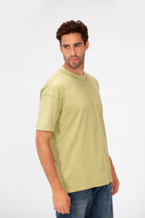 Men's Basic Plain Regular Fit High Quality Short Sleeve Round Neck T-Shirt