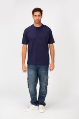 Men's Basic Plain Regular Fit High Quality Short Sleeve Round Neck T-Shirt