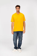 Men's Basic Plain Regular Fit High Quality Short Sleeve Round Neck T-Shirt