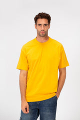 Men's Basic Plain Regular Fit High Quality Short Sleeve Round Neck T-Shirt