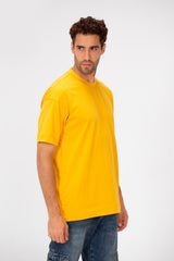 Men's Basic Plain Regular Fit High Quality Short Sleeve Round Neck T-Shirt