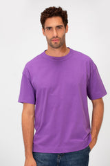 Men's Basic Plain Regular Fit High Quality Short Sleeve Round Neck T-Shirt
