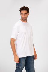 Men's Basic Plain Regular Fit High Quality Short Sleeve Round Neck T-Shirt
