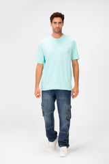 Men's Tomato Regular Fit Basic Plain Half Sleeve T-Shirt In Basic Colors