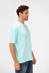 Men's Tomato Regular Fit Basic Plain Half Sleeve T-Shirt In Basic Colors