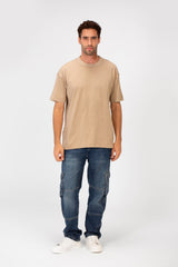 Men's Tomato Regular Fit Basic Plain Half Sleeve T-Shirt In Basic Colors