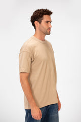 Men's Tomato Regular Fit Basic Plain Half Sleeve T-Shirt In Basic Colors