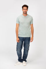 Men's Slim Fit Basic Crew Neck Short Sleeve T-Shirt