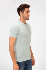 Men's Slim Fit Basic Crew Neck Short Sleeve T-Shirt