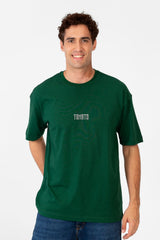 Men's Round Tomato Print Regular Fit T-Shirt