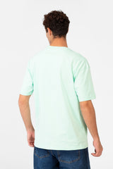 Men's Round Tomato Print Regular Fit T-Shirt