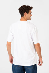 Men's Round Tomato Print Regular Fit T-Shirt