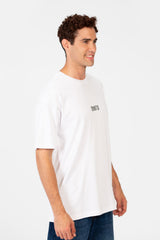 Men's Round Tomato Print Regular Fit T-Shirt