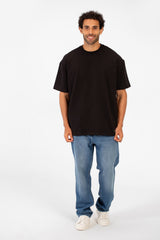 Men's Basic Round Neck Half Sleeve Summer Melton Regular Fit T-Shirt