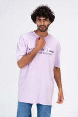 Mens Half Sleeves T-shirt Printed On The Front And Back Made Of Cotton Material