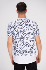 Men's Rounded Neck Full Cover Printed Made Of Comfort Cotton Regular Fit T-shirt Stay Cool & Fashionable With Tomato