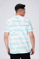 Mens Tomato Printed T-shirt With Comfortable Material