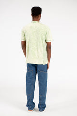 Men's Printed Half Sleeve Washed T-Shirt