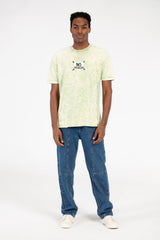 Men's Printed Half Sleeve Washed T-Shirt