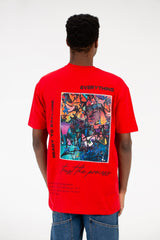 Men's Milton Graphic Print Crew Neck Oversize T-Shirt