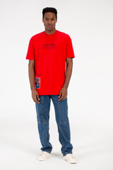 Men's Milton Graphic Print Crew Neck Oversize T-Shirt