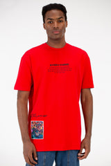 Men's Milton Graphic Print Crew Neck Oversize T-Shirt