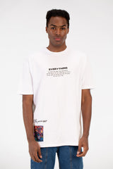 Men's Milton Graphic Print Crew Neck Oversize T-Shirt
