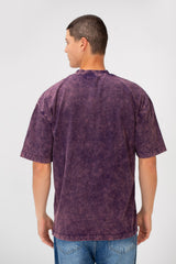 Men's Basic Oversized Half Sleeve Crew Neck T-Shirt
