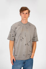 Men's Bolivar Oversized Short Sleeve Crew Neck Printed T-Shirt