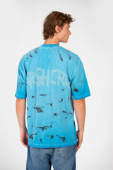 Men's Bolivar Oversized Short Sleeve Crew Neck Printed T-Shirt