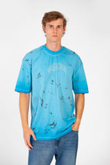 Men's Bolivar Oversized Short Sleeve Crew Neck Printed T-Shirt